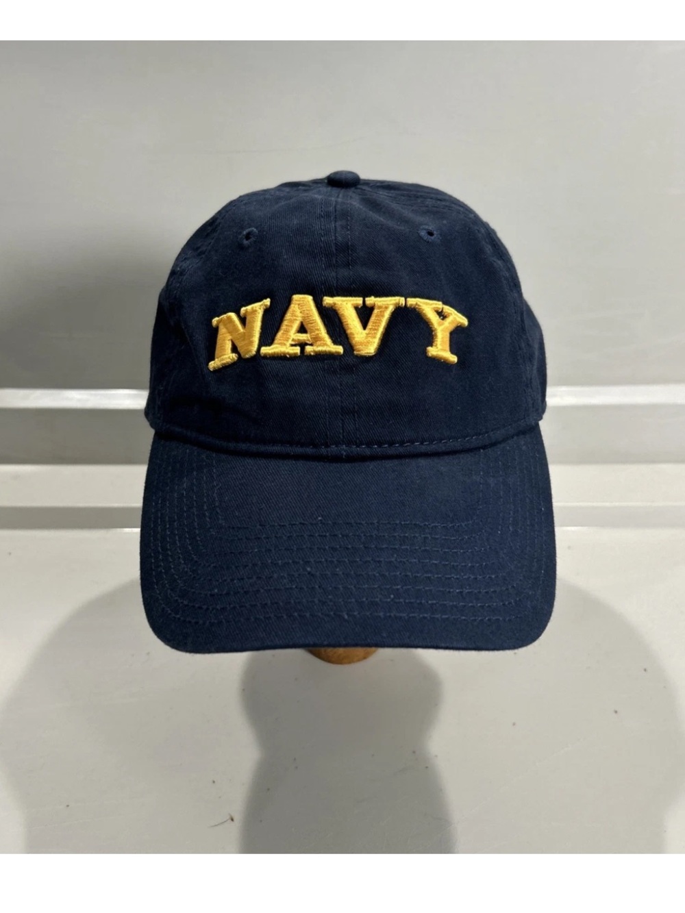 U.S. Navy Champion Baseball Hat Cap Men's Adjustable Embroidered Navy Blue OSFM
